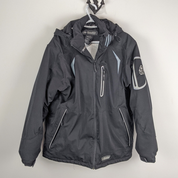 Wetskins Men's Large Winter Jacket Black